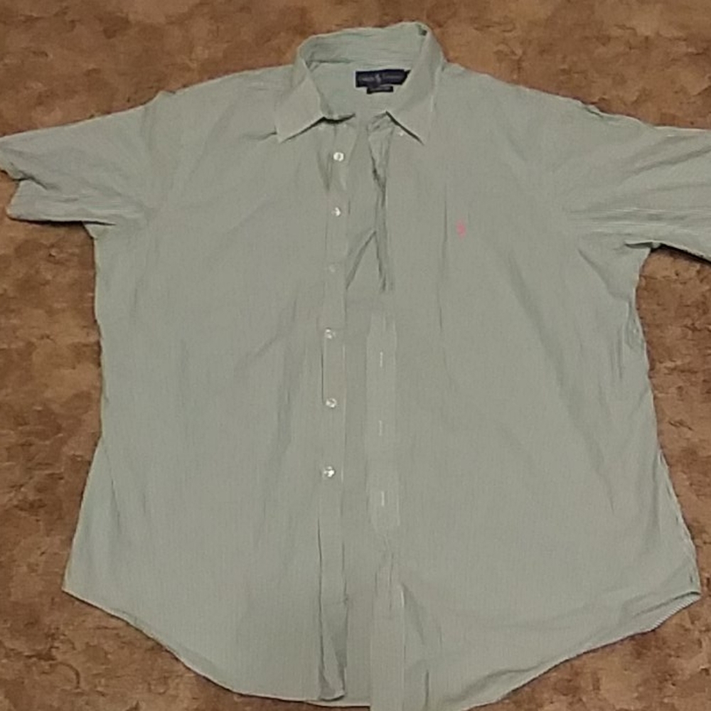 Ralph Lauren Short Sleeve Button Up dress shirt 2X